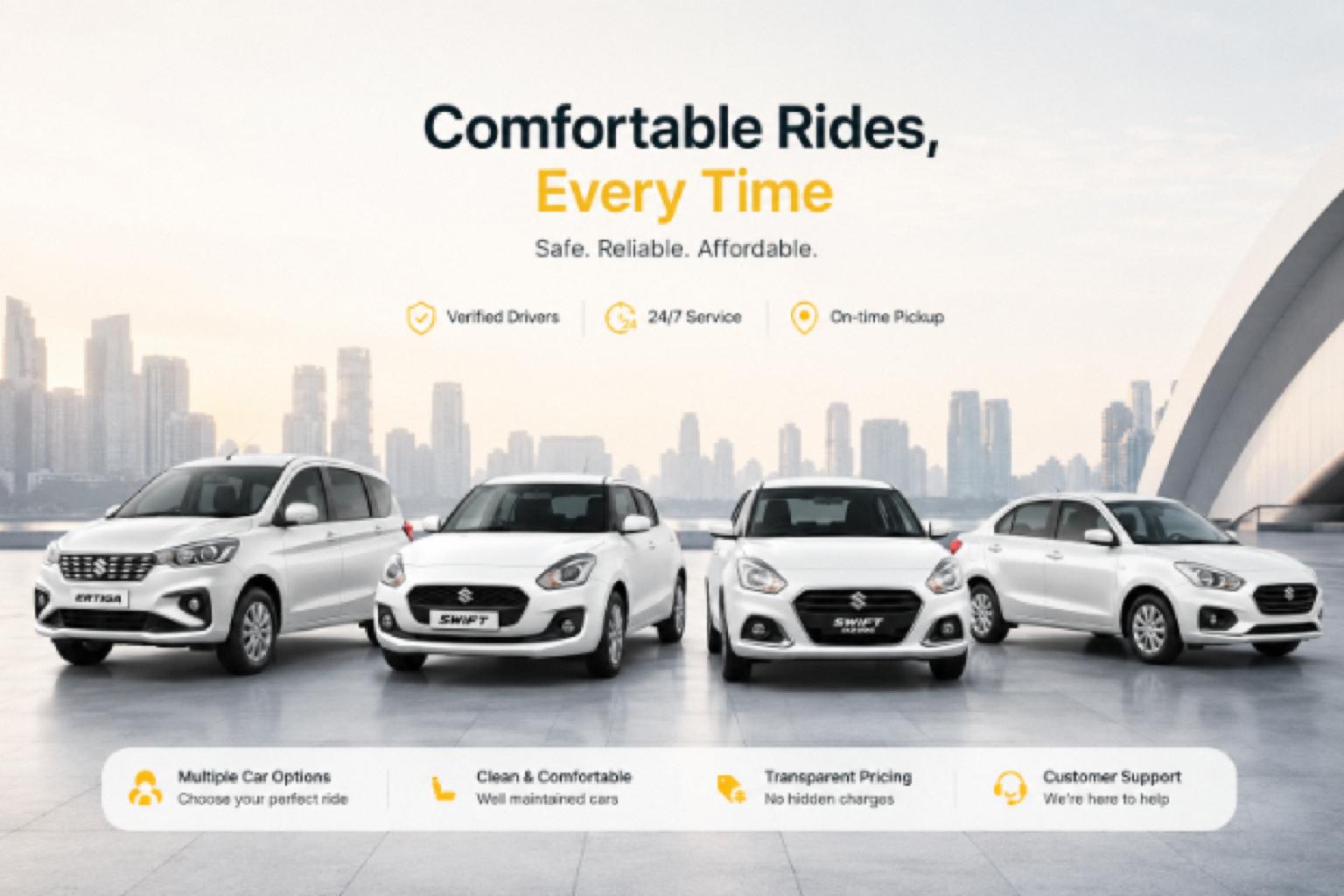 Jamshedpur Taxi product interface